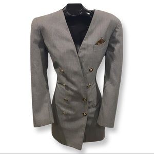 Charcoal Blazer Jacket